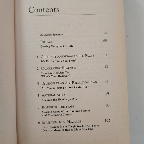 RealAge book by Michael F. Roizen, M.D. - Picture 6 of 7